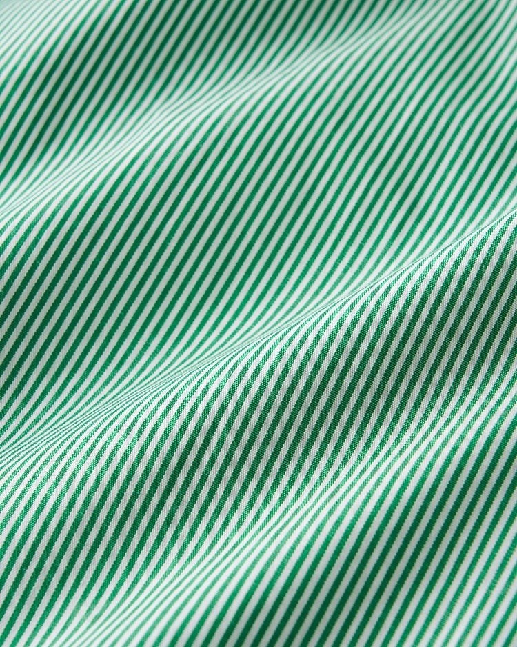 プレイフルストライプ・コットンシャツ 詳細画像 グリーン 3