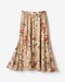 シフォンジョーゼット・花柄スカート 詳細画像