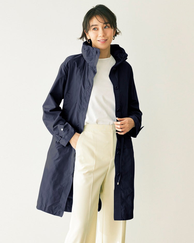 シャンブレータフタ・２WAYコート 詳細画像 ミッドナイトブルー 2