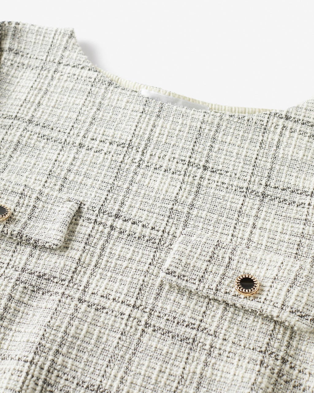 ツイードライク・パフ袖プルオーバー/40代50代からのレディース