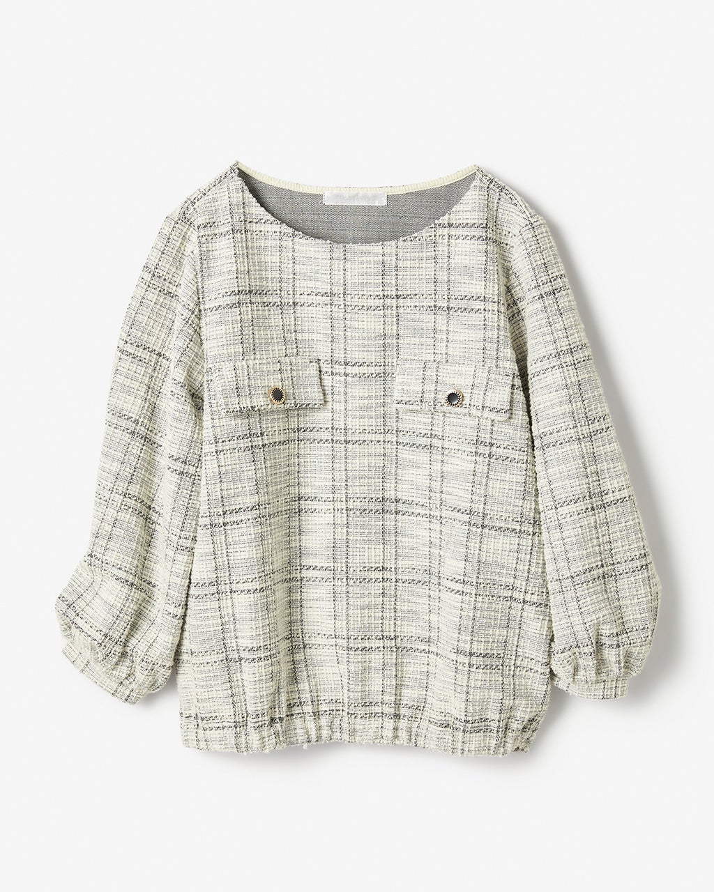 よ様 リクエスト 2点 Ｌサイズ AMBIDEX Store ○ mini チェック ノーカラーブラウス(F アオ