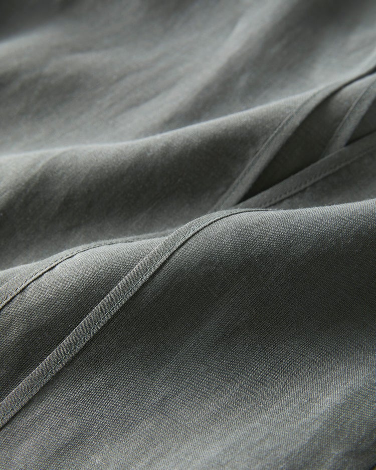 シアーラミー・ダブルノーカラージャケット 詳細画像 オリーブ 2