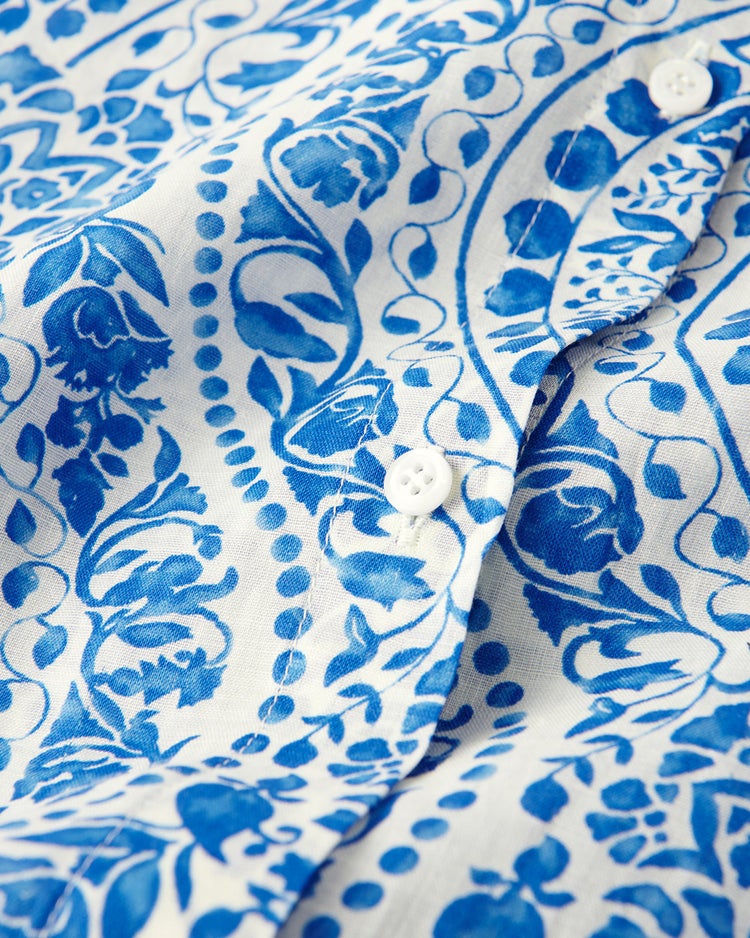 シアーラミー・2WAYデザインシャツ 詳細画像 ブルー・パターン 3