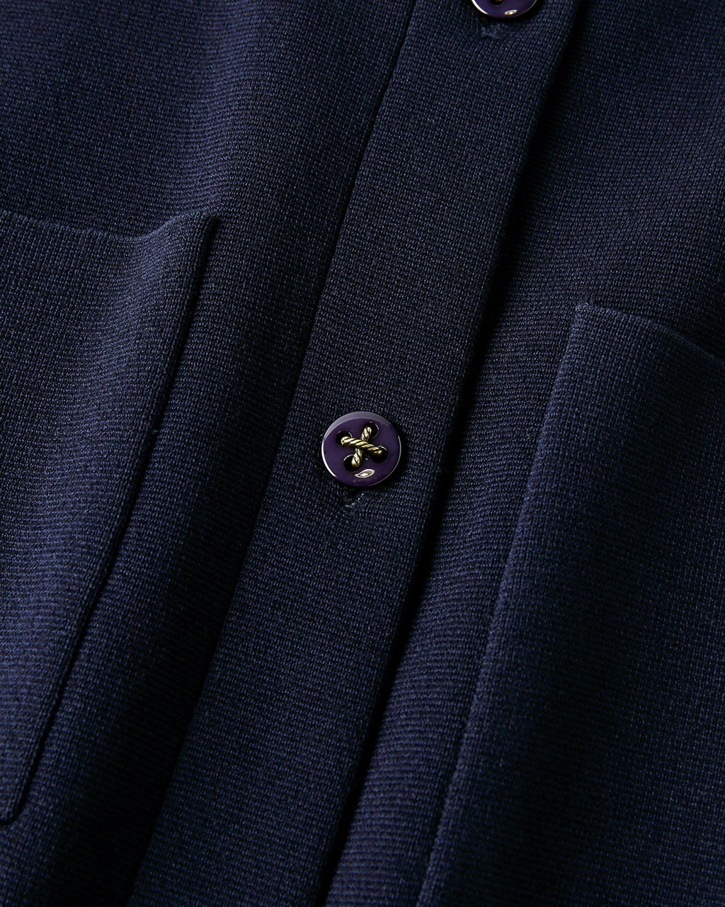 コットンミラノ・ボタンデザインジレ/40代50代からのレディース