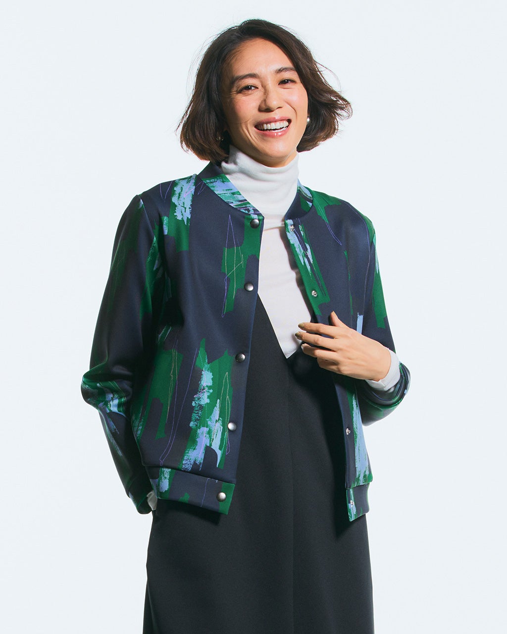 ブルゾン すが様 ScoLar（スカラー） ブルゾン 153695 スカラー柄展開フランネル×タフタ