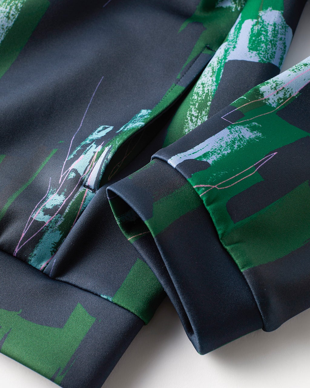 ダブル編みジャージー・スナップブルゾン/40代50代からのレディース ダブル編みジャージー・スナップブルゾン/40代50代からのレディース