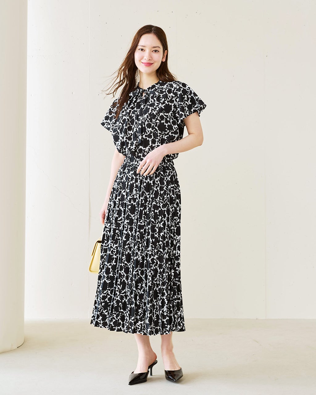 ヴィンテージ☆MADE especially 推定70年代花柄ブラウス