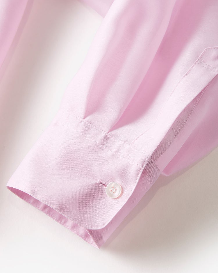 オーガンジー・シャツブラウス 詳細画像 ピンク 5