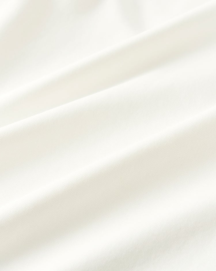 スカラップパフ袖・異素材トップス 詳細画像 オフホワイト 2