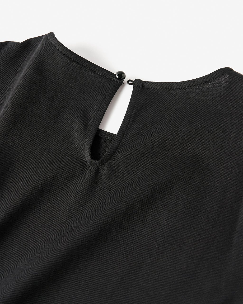 スカラップパフ袖・異素材トップス/DoCLASSE