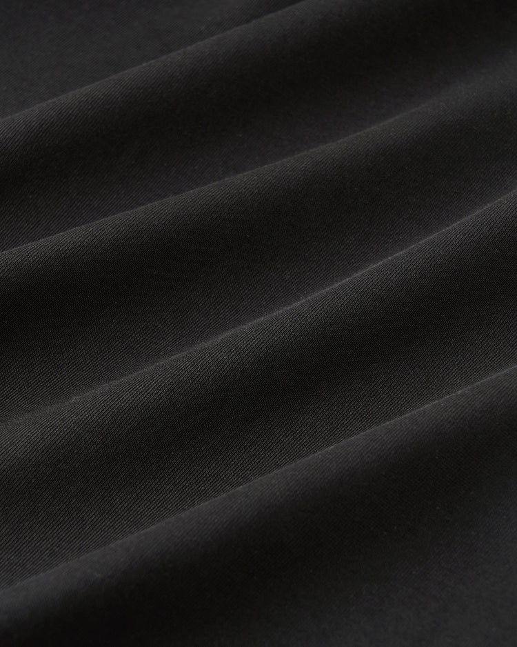 スカラップパフ袖・異素材トップス 詳細画像 ブラック 5
