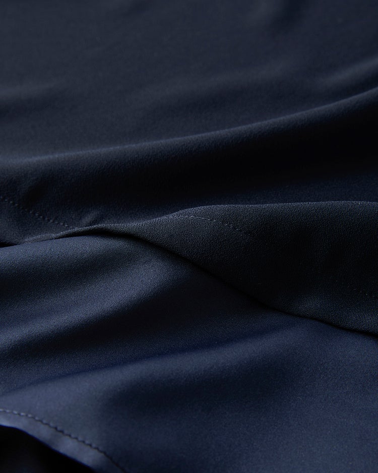 異素材コンビ・ジョーゼットプルオーバー 詳細画像 ミッドナイトブルー 7