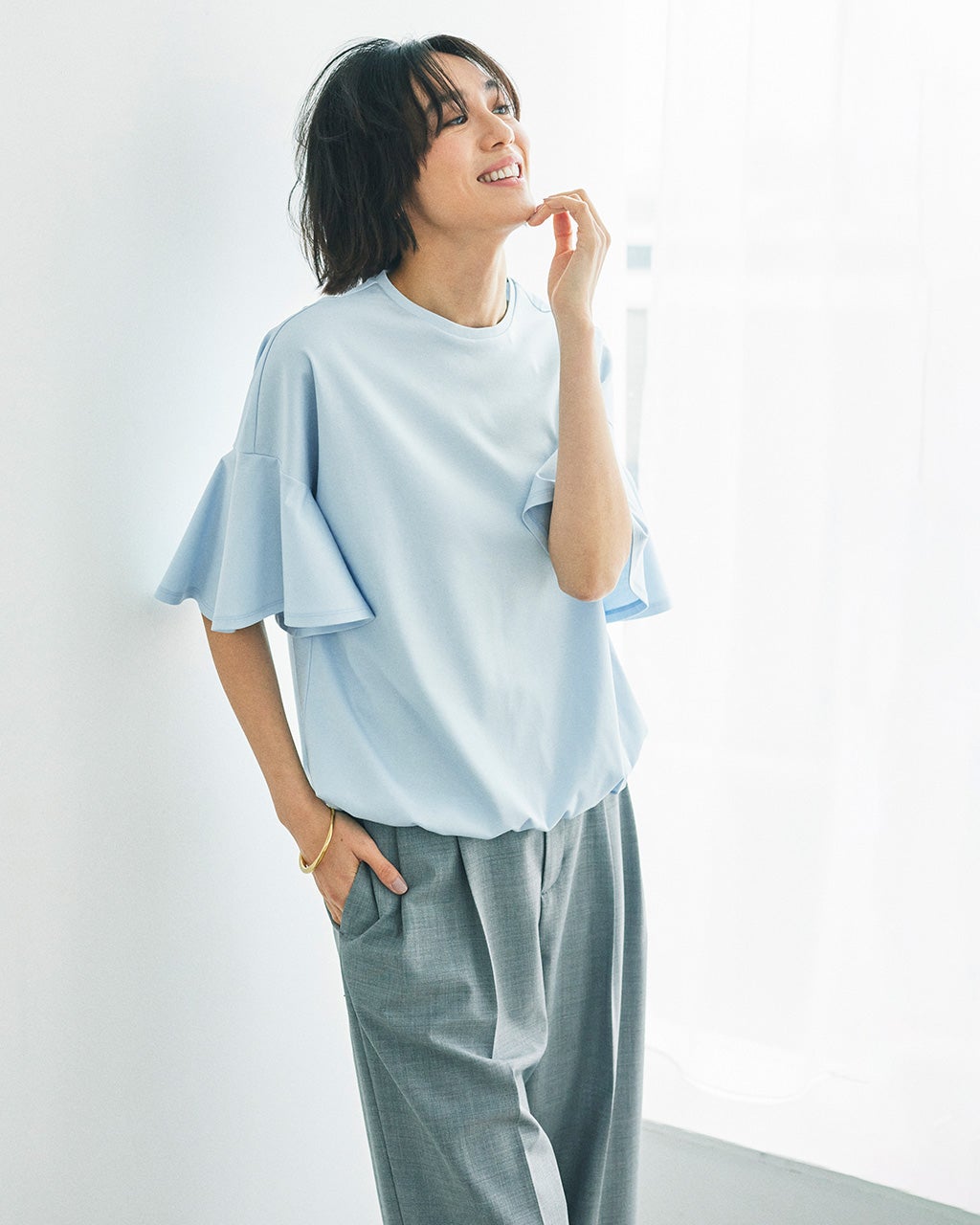 AURALEE(オーラリー) 22SSORGANIC COTTON HIGH GAUGE JERSEY