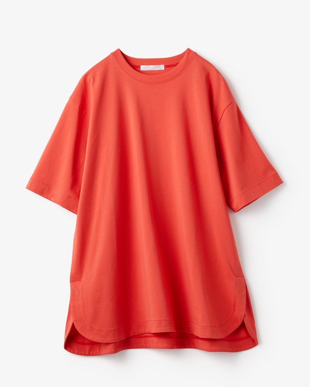 高密度シルコットン・5分袖ロングT／70cm/40代50代からのレディース