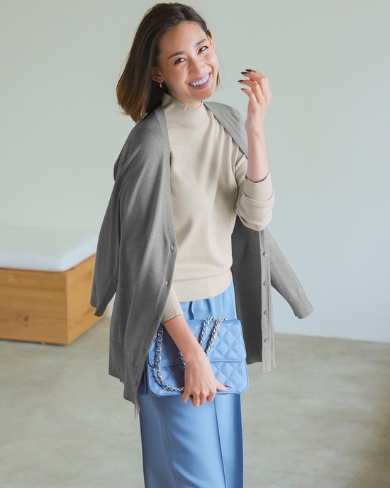 シルクフィール・アンサンブルニット