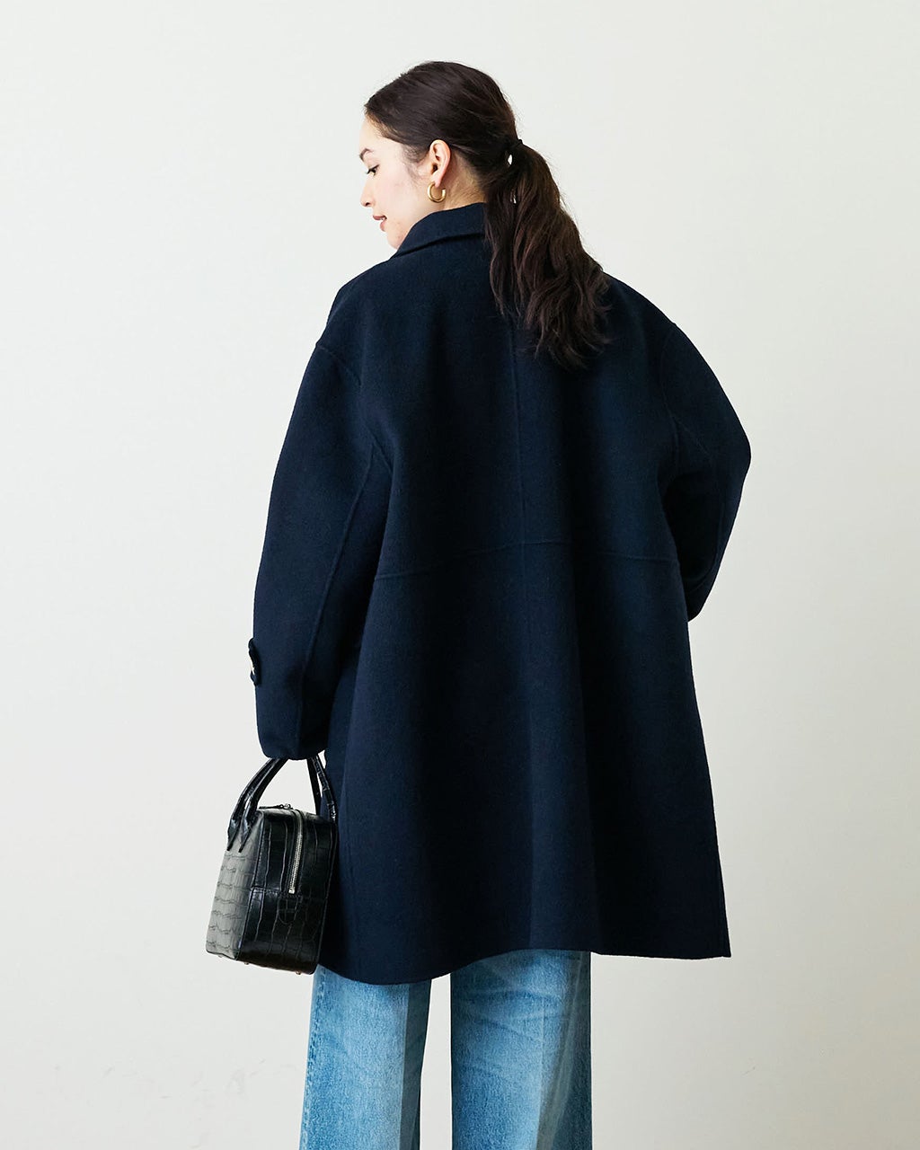 カシミヤ混ベルテッドコート | TOKYOSTYLE