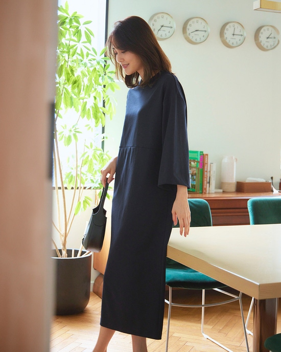 ストレッチジョーゼット・ワンピース