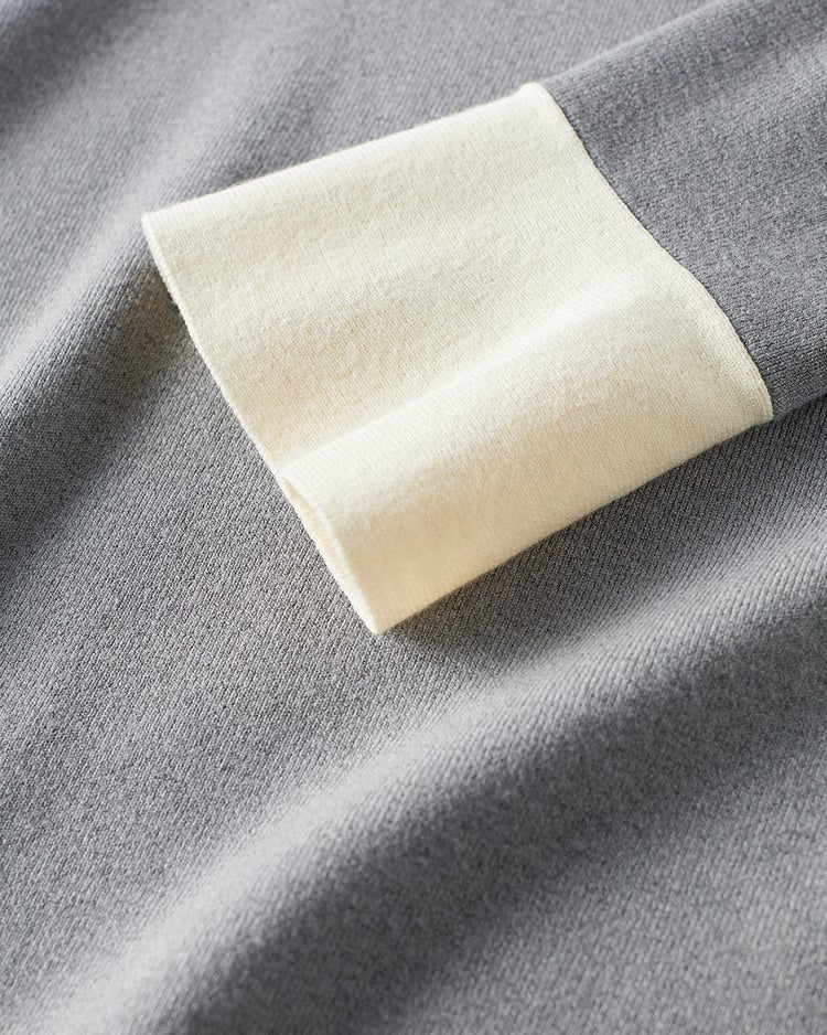 ボウタイニット・セットアップ 詳細画像 グレー 4