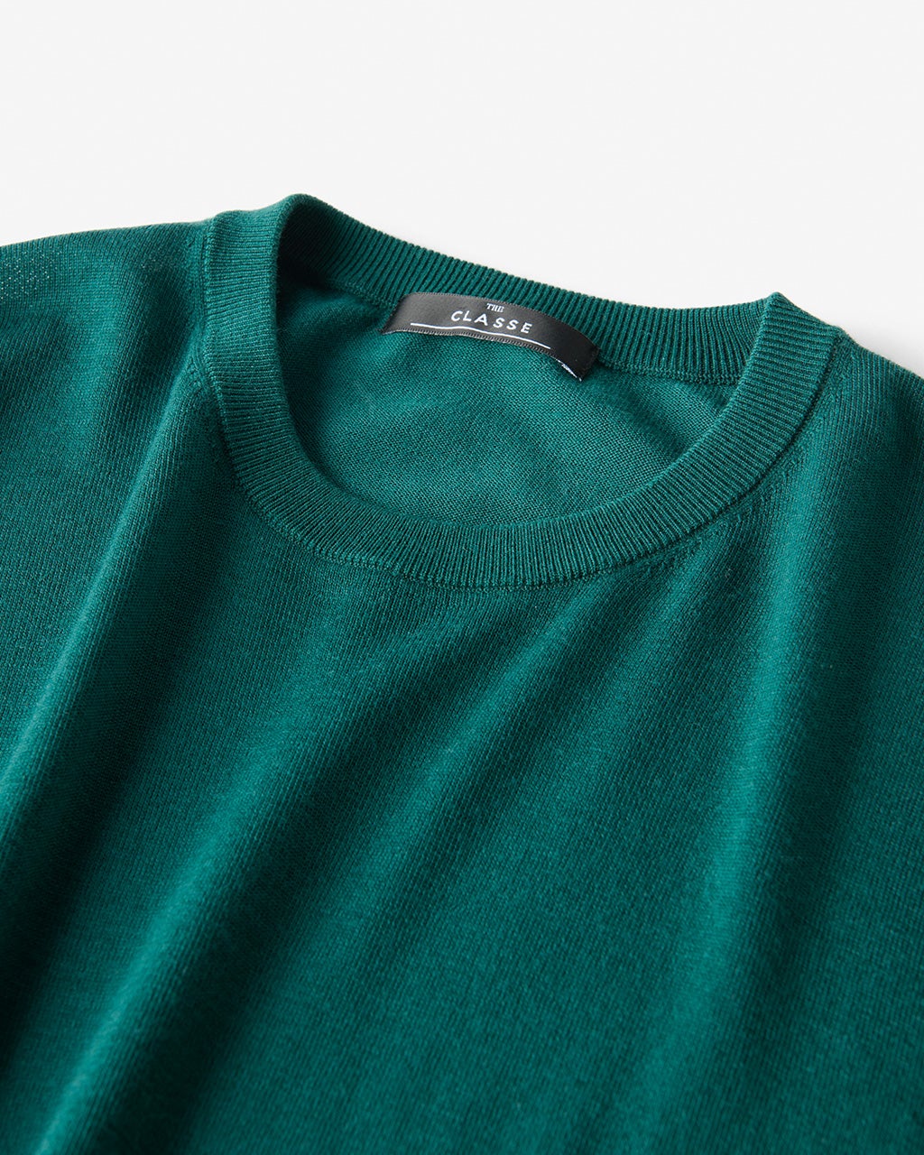 6411【美品】ブリーフィング　クルーネックニット　メリノウール　カーキ 6411【美品】ブリーフィング クルーネックニット メリノウール