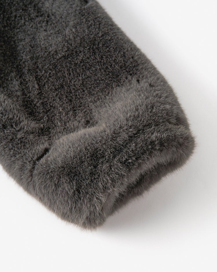 エコミンク・ファーブルゾン 詳細画像 グレー 7