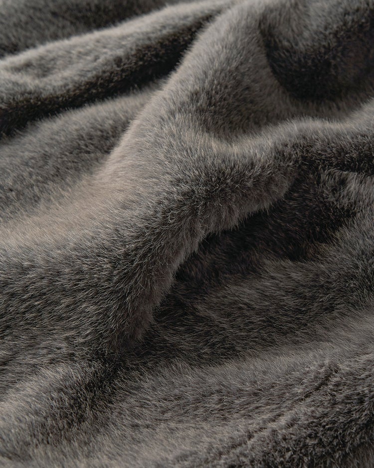 エコミンク・ファーブルゾン 詳細画像 グレー 8