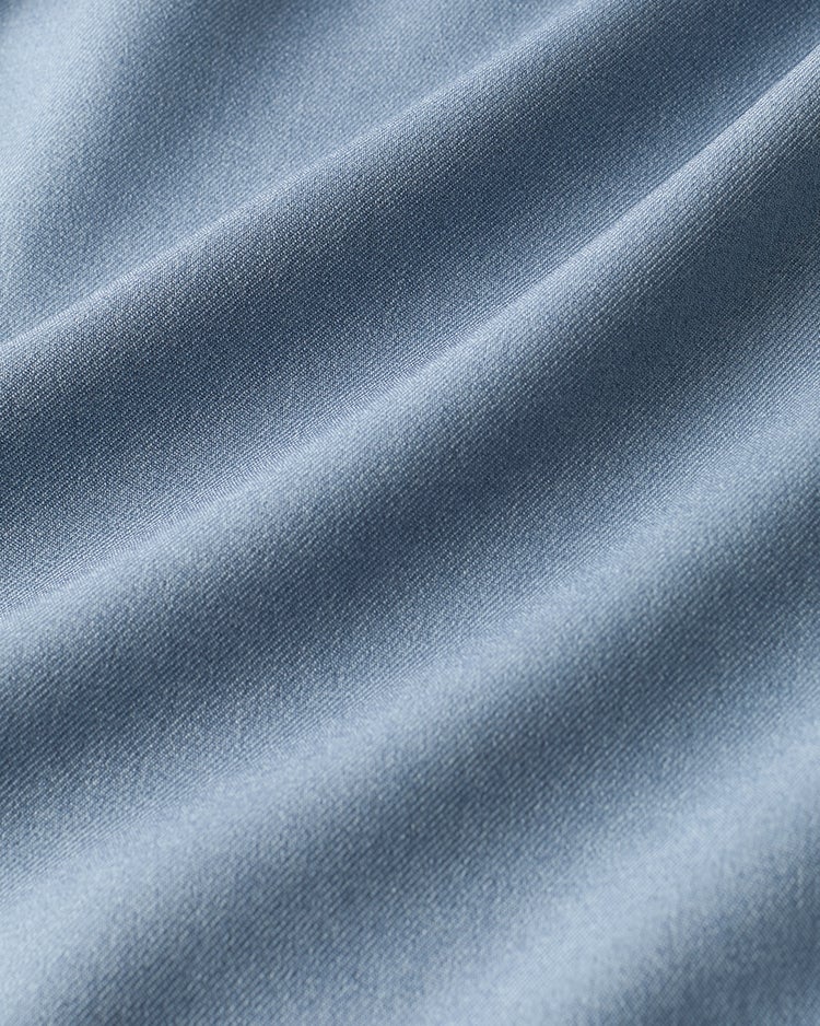 サキソニー・バンドカラーシャツワンピース 詳細画像 ライトブルー 3