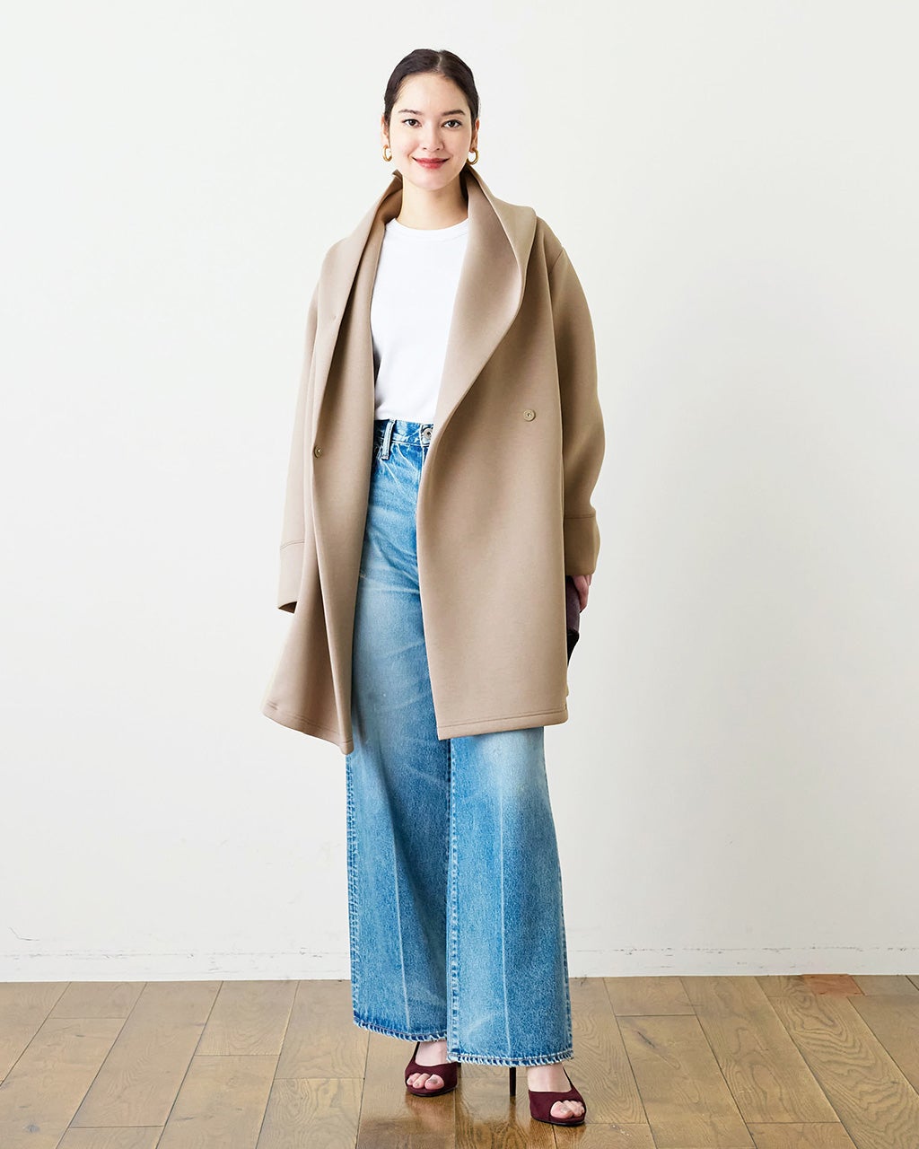 sankyo shokai コート レディース 2way アウター ライナーベスト