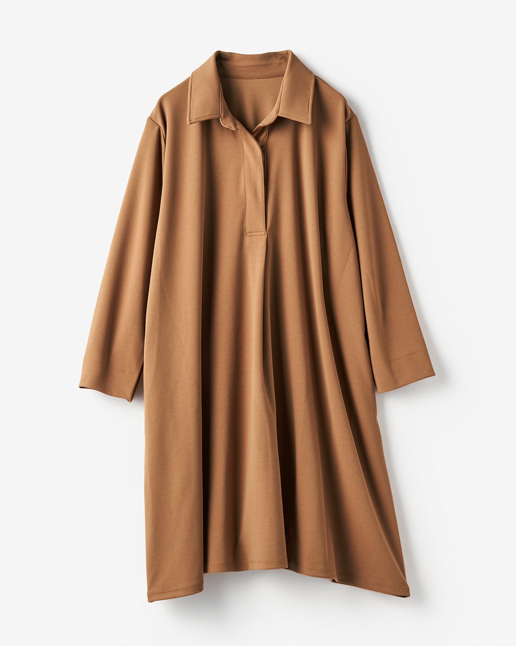 ストレッチジョーゼット・ スキッパーチュニック/DoCLASSE