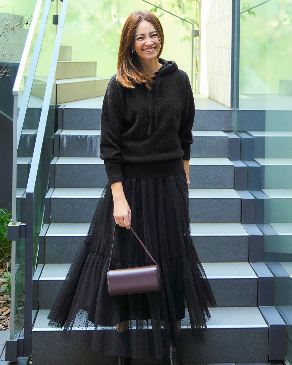 ブークレニット・フーディプルオーバー/40代50代からのレディース