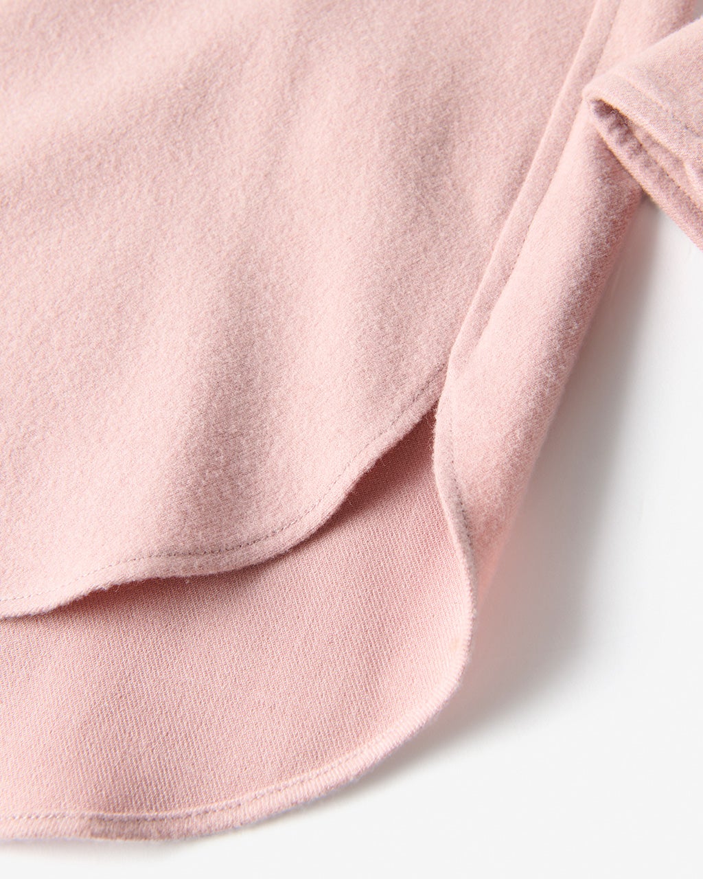 微起毛サキソニー・スキッパーシャツ/DoCLASSE