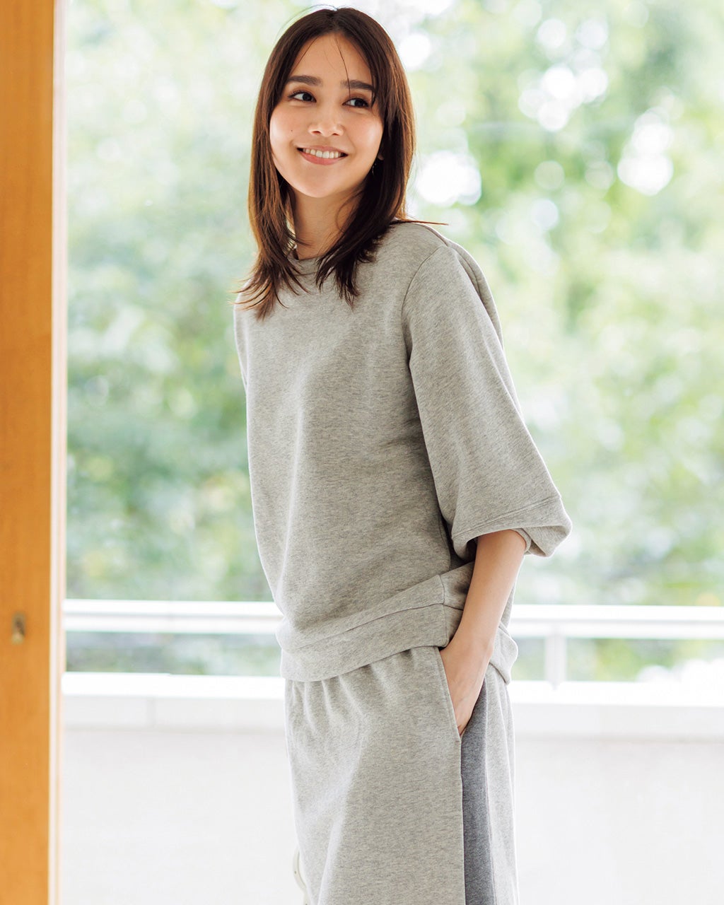 マシュマロ裏毛スウェット・フーディ/40代50代からのレディースファッション通販 DoCLASSE