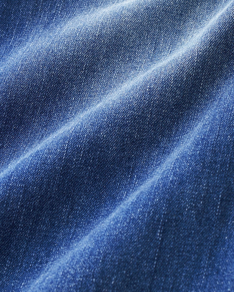 裏ベロア・ニットデニム／ストレート72cm 詳細画像 インディゴ 2