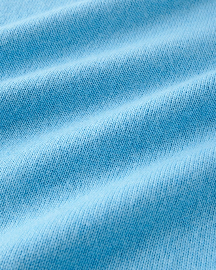 ウール混・パーツ使いハイネックセーター 詳細画像 ライトブルー 2