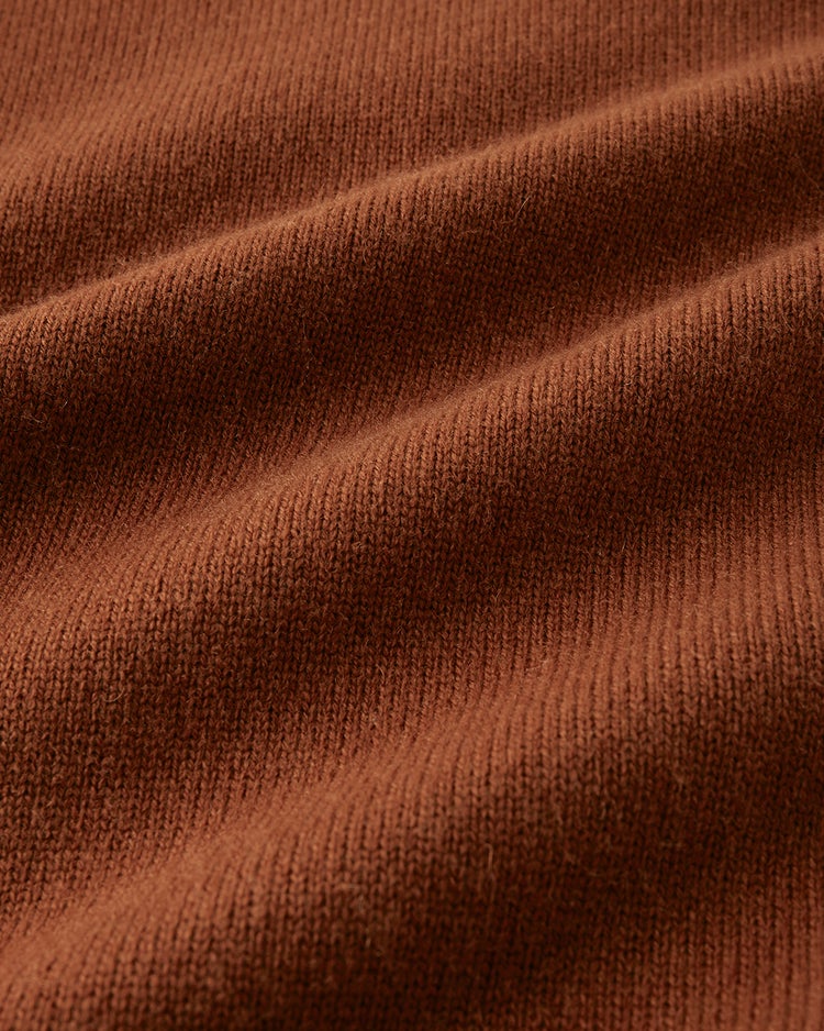ウール混・パーツ使いハイネックセーター 詳細画像 テラコッタ 2