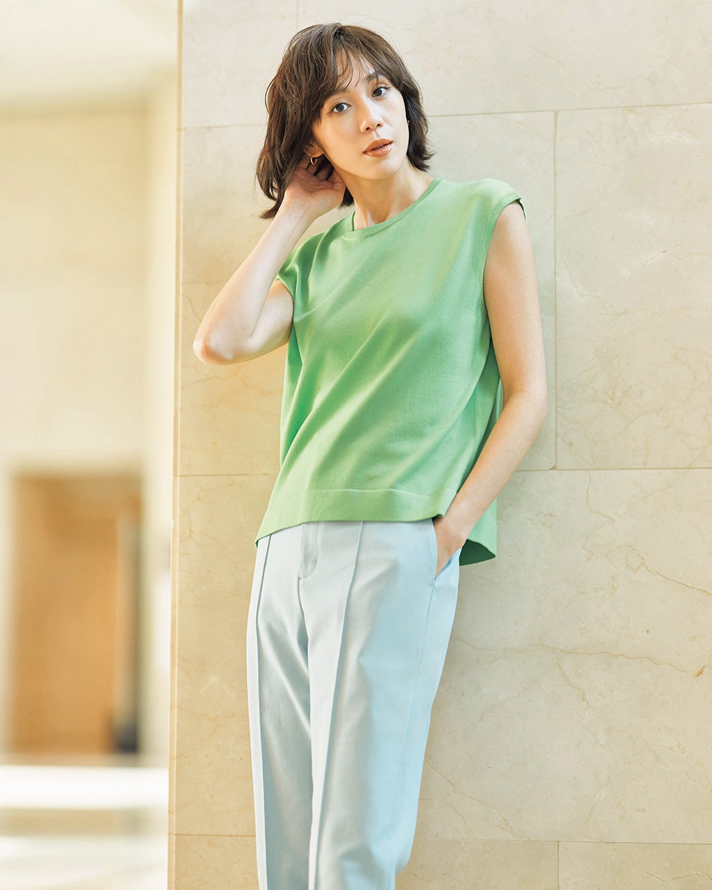 COMME CA ISM｜スキッパー Tブラウス | Rakuten Fashion(楽天