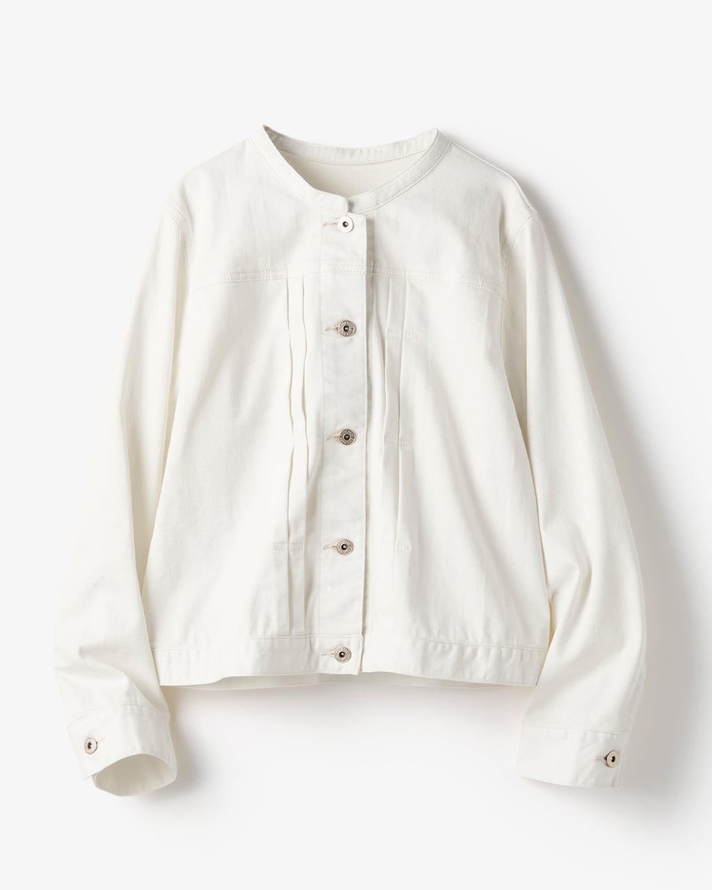 美品❣️DoCLASSE デニムジャケット Gジャン ストレッチ 白 13号