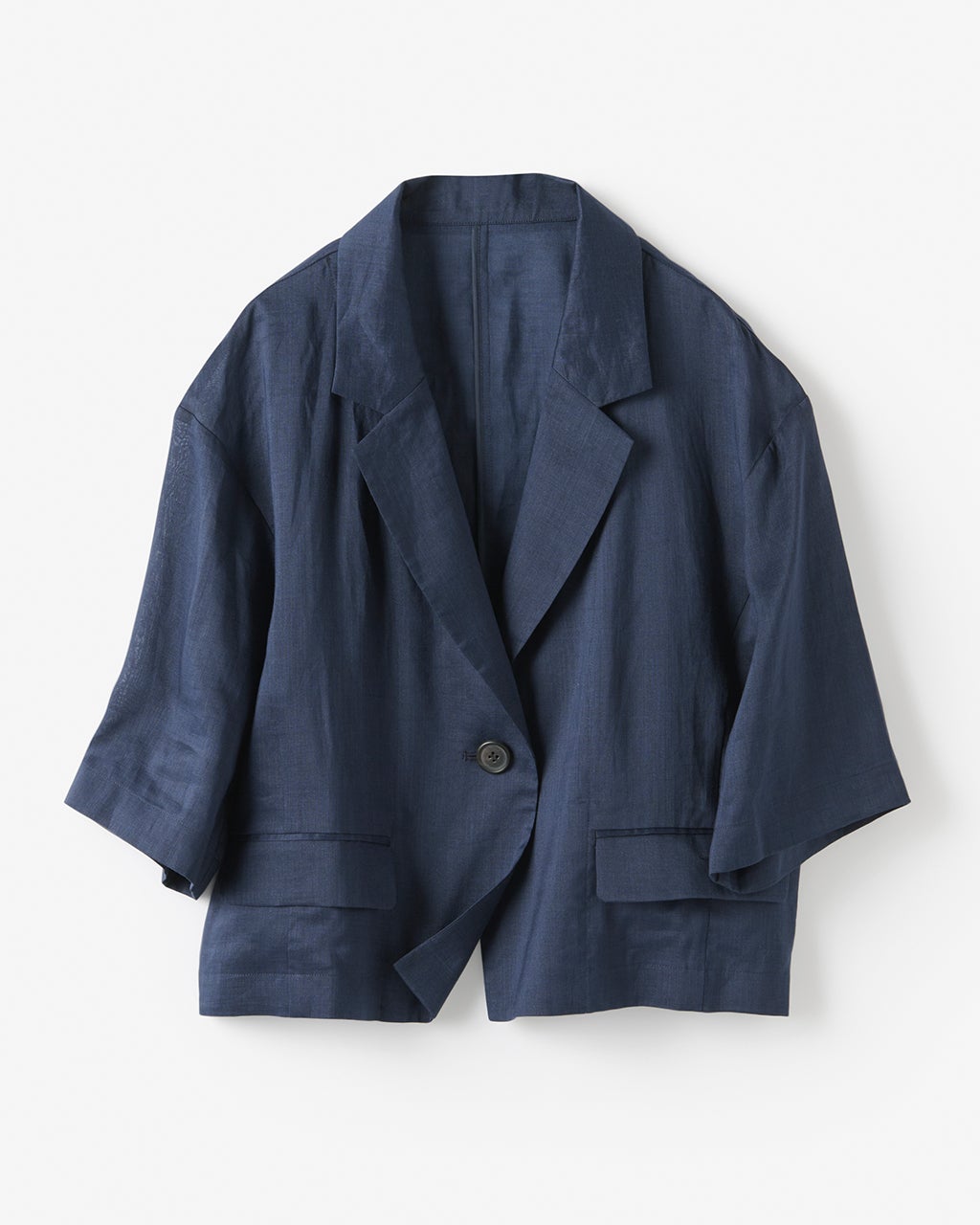 新品　ドゥクラッセ　シアーラミー・ダブルジャケット　ブラック　9号　完売品 シアーラミー・クロップドジャケット/40代50代からのレディース