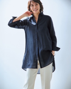 シアーラミー・ロングシャツ