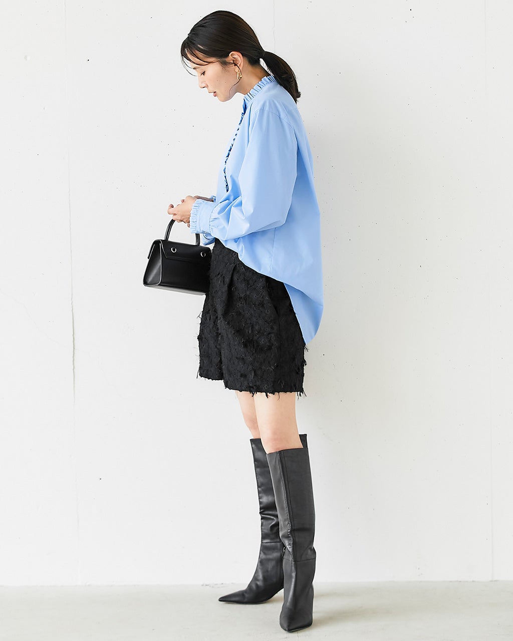 新品 25ss THE CLASSE フラワージャカード・ハーフパンツ フラワージャカード・ハーフパンツ/DoCLASSE
