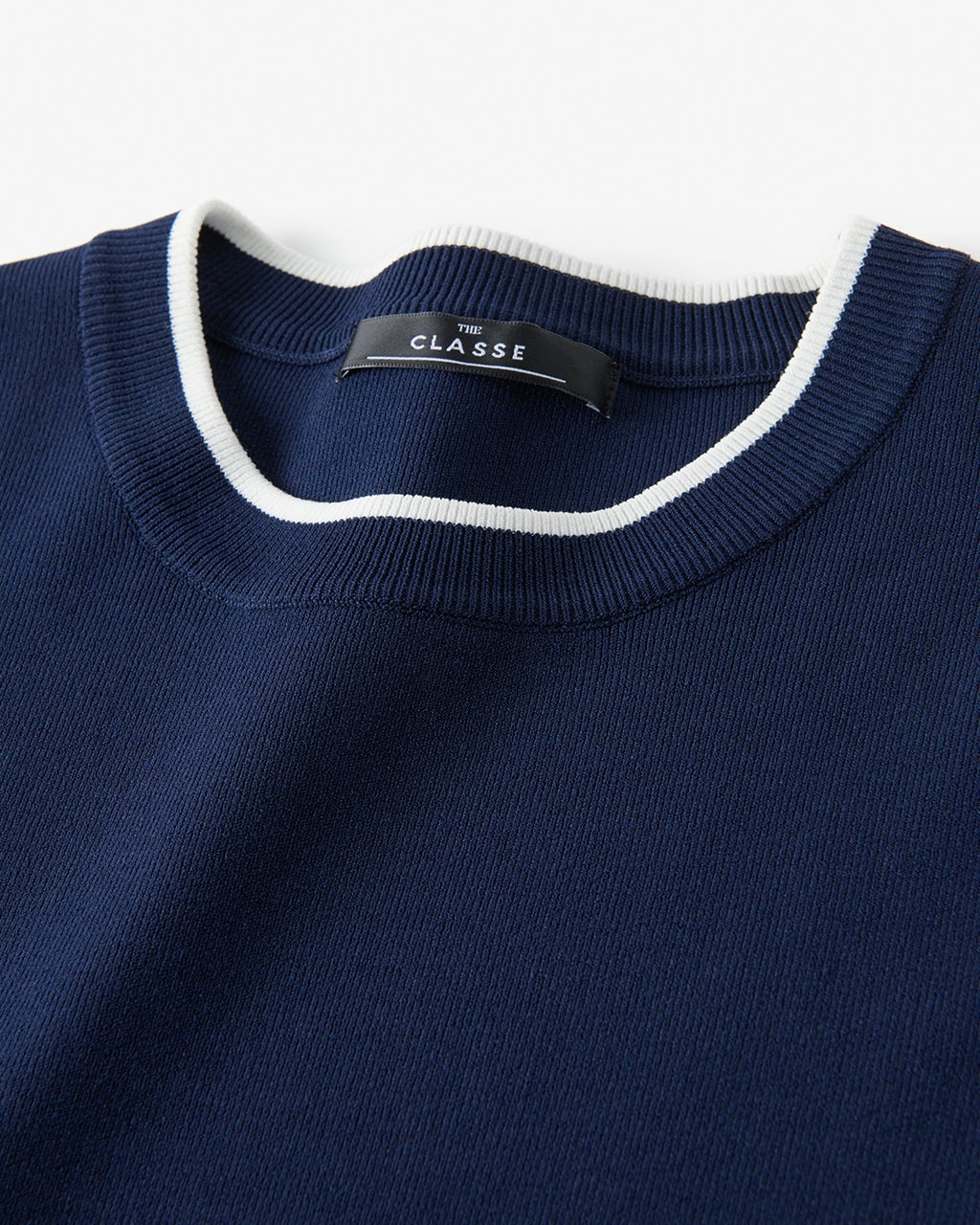 ボーダートップス 総針ドライニット・袖ボーダートップス/DoCLASSE