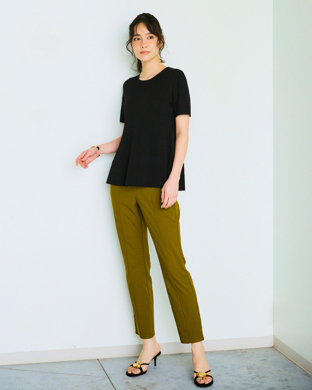 kolor カラー　ストレートパンツ　グリーン　新品未使用 kolor - kolor カラー パンツ（その他） M 緑 【古着】【中古