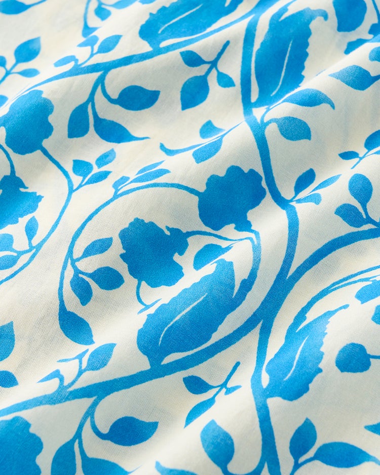 コットンローン・総柄シャツ 詳細画像 ブルー・パターン 8