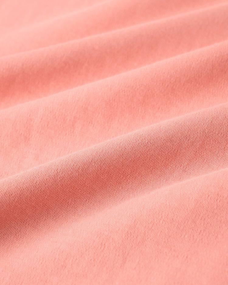 超長綿・衿付きハイネックカットソー 詳細画像 サーモンピンク 2