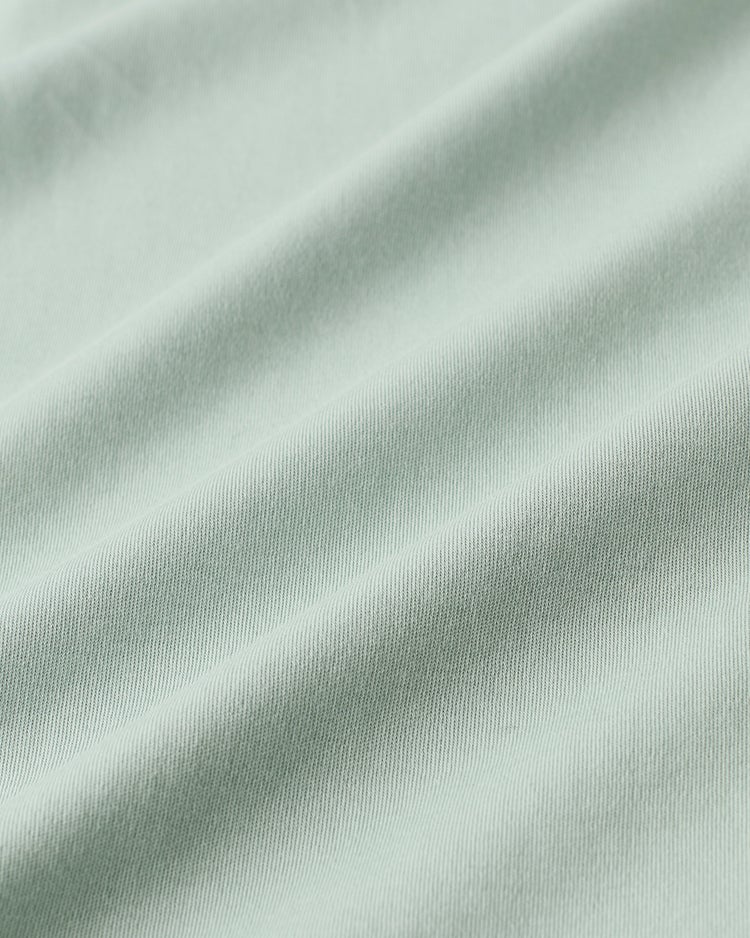 超長綿・衿付きハイネックカットソー 詳細画像 グリーングレー 3