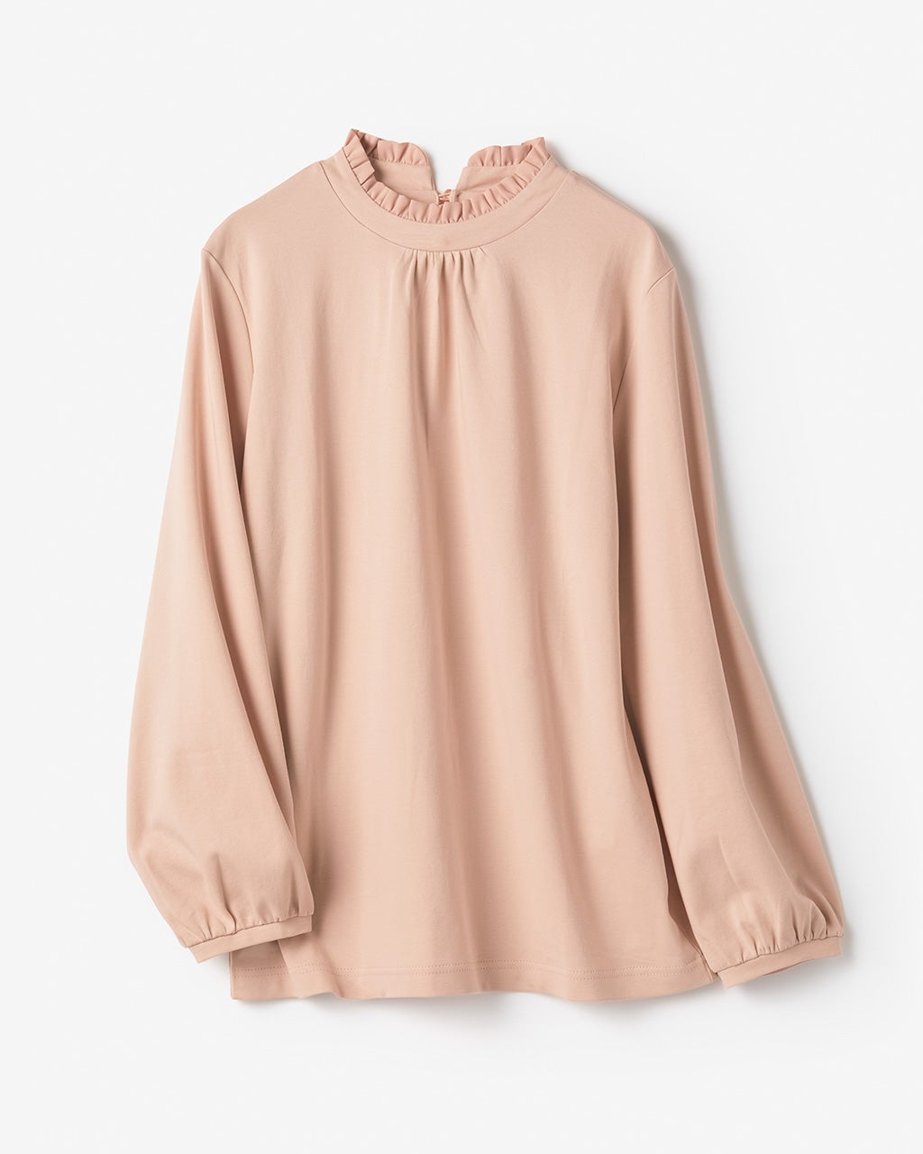 r*o様 細見え効果❤️babacoハイネック フリルギャザー ロングニット F COCOMOMO ニット メロウ フリル ハイネック リブニット メロウフリル