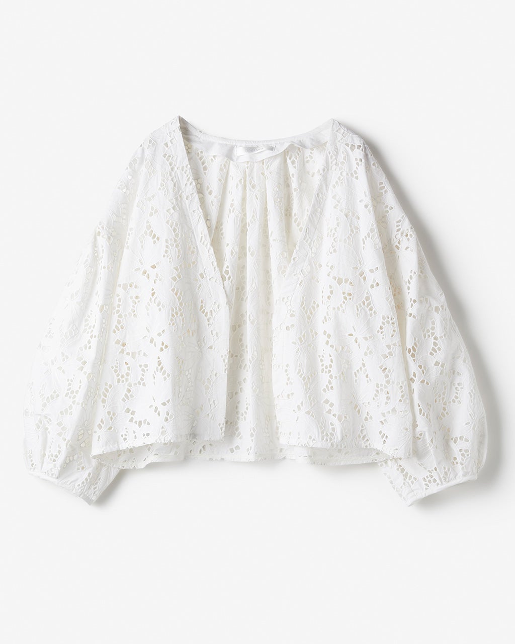 DOLCE&GABBANA 総レース 襟付きジャケット コットンシルク 40 DOLCE&GABBANA 総レース 襟付きジャケット コットンシルク 40