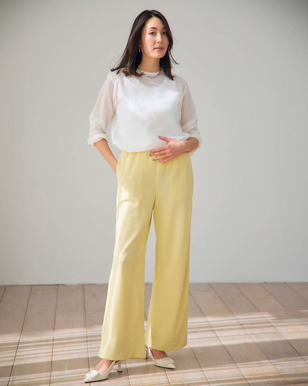 ビューティバイアスパンツ／66㎝/DoCLASSE