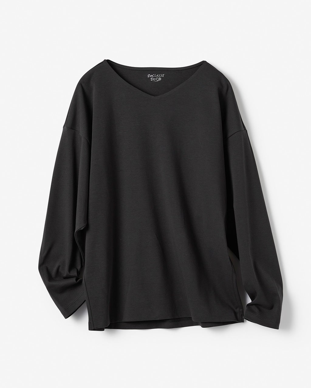 楽天市場】ブラックプリント Tシャツ 長袖 Vネック スカル