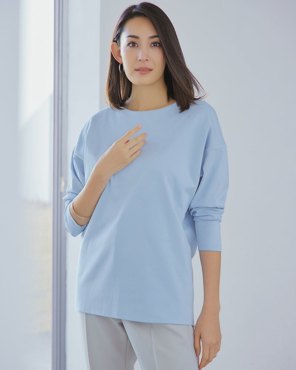 plage フォルムチュニックTシャツ ホワイトA フリーサイズ plage