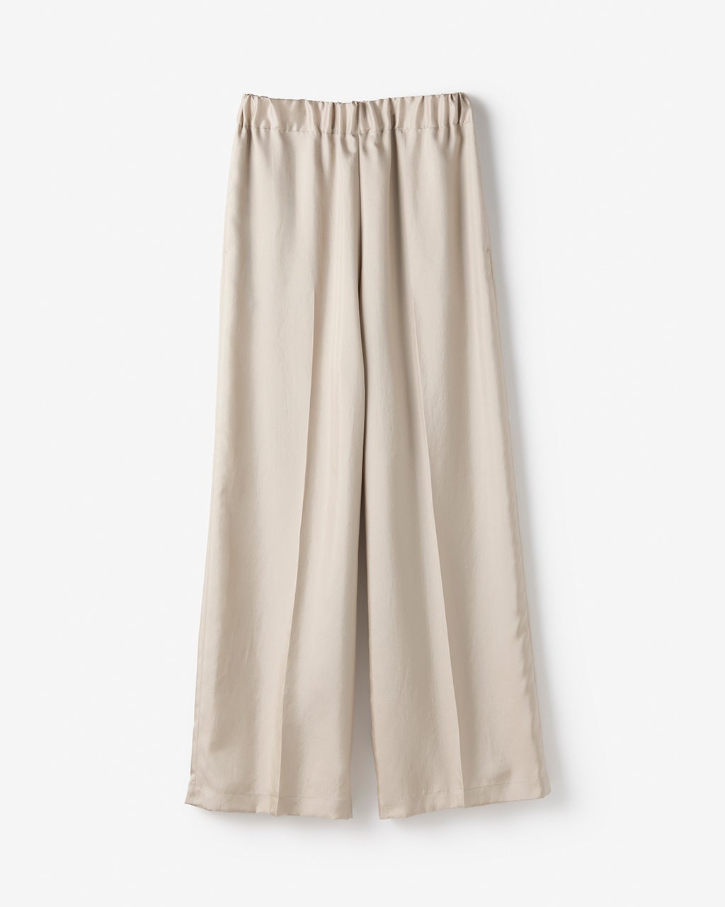シルキーツイル・ギャザーワイドパンツ／71cm/40代50代からの